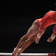 Gymnast Gabrielle Douglas competes on the uneven bars during the Women's All-Around final on the seventh day of the 2015 World Gymnastics Championship in Glasgow, Scotland, on Oct. 29, 2015.
Andy Buchanan/AFP/Getty Images
